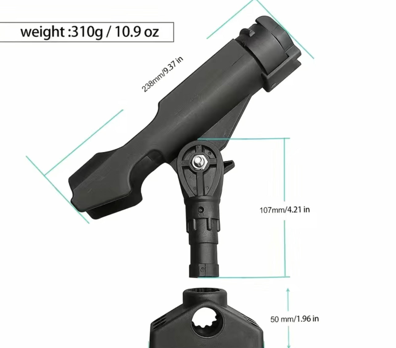 Fishing 360 Rod Holder for Kayak